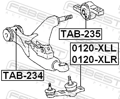 FEBEST 0120-XLR Ball Joint