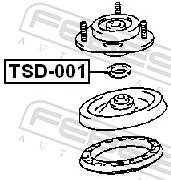 Seal, suspension strut support mount TSD-001