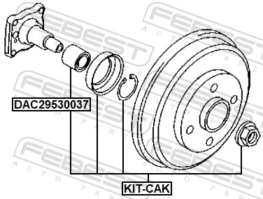 Bearing, drive shaft KIT-CAK