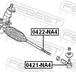Inner Tie Rod 0422-NA4