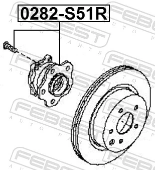 Wheel Hub 0282-S51R