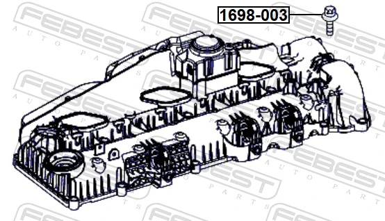 FEBEST 1698-003 Bolt, cylinder head cover