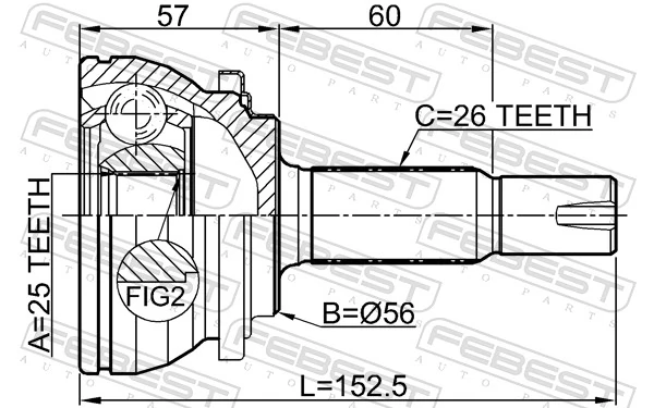 Joint Kit, drive shaft 0110-ZVW30
