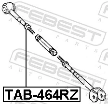 Mounting, control/trailing arm TAB-464RZ