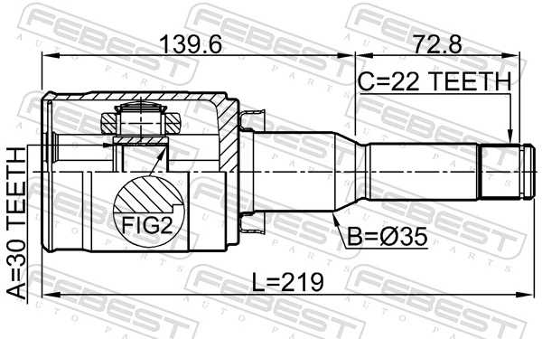 Joint Kit, drive shaft 1011-T300LH