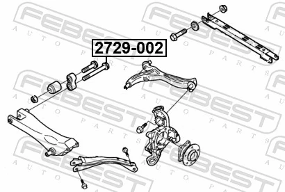 FEBEST 2729-002 Camber Correction Screw