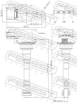 FEBEST 02640-007 Ignition Coil