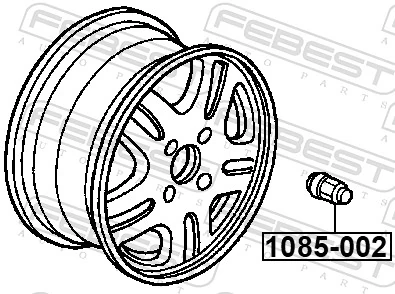 Wheel Nut 1085-002