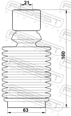 Dust Cover Kit, shock absorber RNSHB-FLUF-KIT