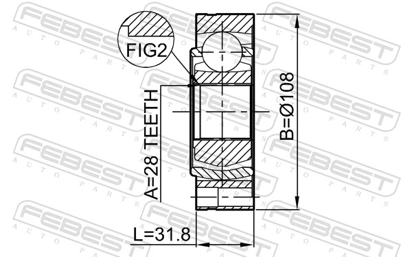 Joint Kit, drive shaft 2311-T5