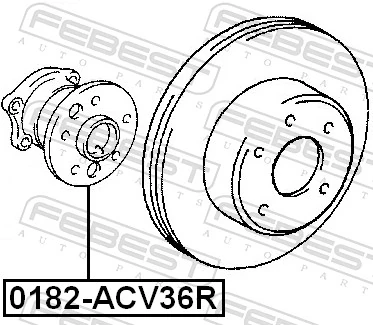 Wheel Hub 0182-ACV36R
