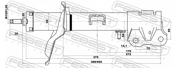 减振器 04660918FL