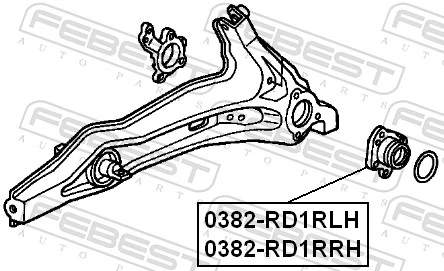 Wheel Hub 0382-RD1RRH