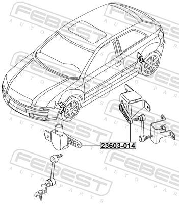 Sensor, headlight levelling 23603-014