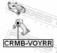 FEBEST CRMB-VOYRR Mounting, engine