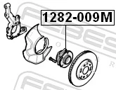 Wheel Hub 1282-009M