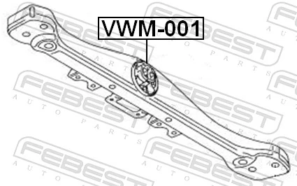 Mounting, automatic transmission VWM-001