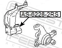 FEBEST AS-6228-2RS Bearing