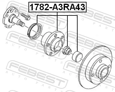 Wheel Hub 1782-A3RA43