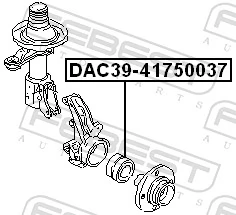 Wheel Bearing DAC39-41750037