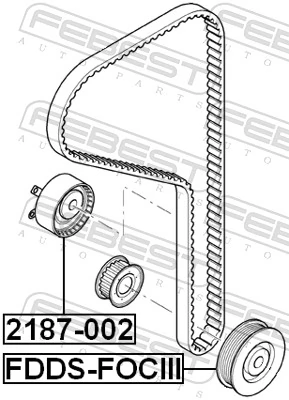 FEBEST FDDS-FOCIII Belt Pulley, crankshaft