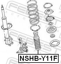 Protective Cap/Bellow, shock absorber NSHB-Y11F