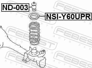 FEBEST ND-003 Rubber Buffer, suspension