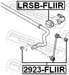 Mounting, stabiliser bar LRSB-FLIIR