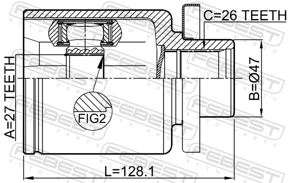 Joint Kit, drive shaft 2311-T5LH