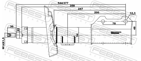 Shock Absorber 18660627FL