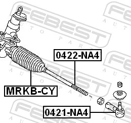 Tie Rod End 0421-NA4