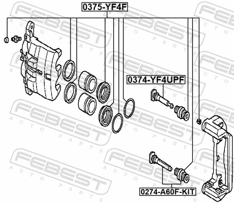 Repair Kit, brake caliper 0375-YF4F