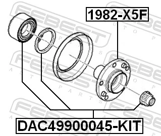 Wheel Hub 1982-X5F