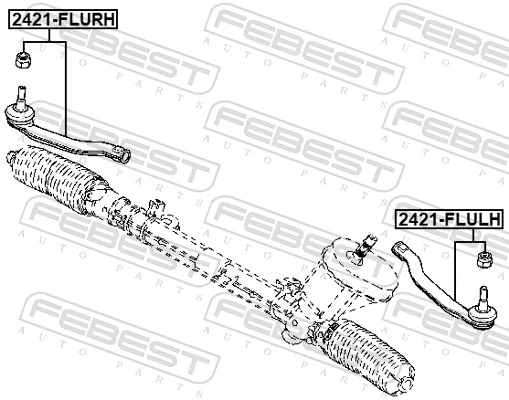Tie Rod End 2421-FLURH