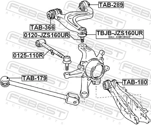 Ball Joint 0120-JZS160UR