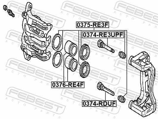 Repair Kit, brake caliper 0375-RE3F
