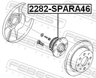 Wheel Hub 2282-SPARA46