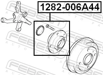 FEBEST 1282-006A44 Wheel Hub