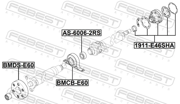 Joint, propshaft BMDS-E60