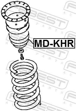 FEBEST MD-KHR Rubber Buffer, suspension