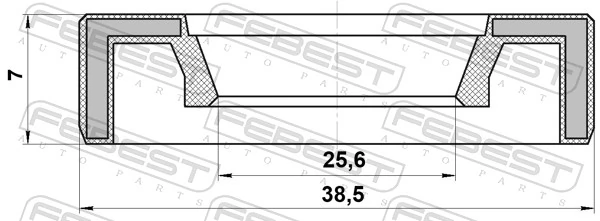 FEBEST 95AAY-27380707X Seal, camshaft adjustment