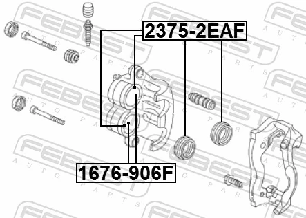 Repair Kit, brake caliper 2375-2EAF
