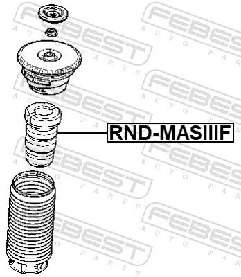 Rubber Buffer, suspension RND-MASIIIF
