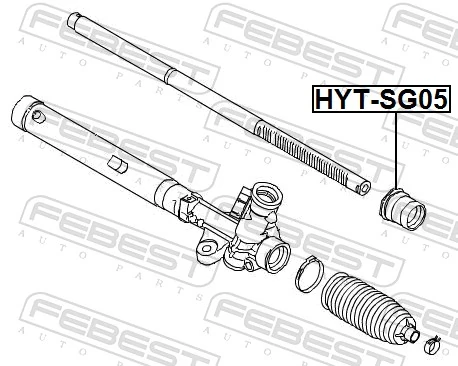 FEBEST HYT-SG05 Bush, steering shaft