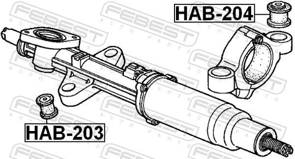 ベアリング、ステアリングギア HAB-203