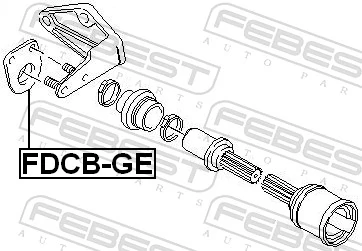 Bearing, drive shaft FDCB-GE