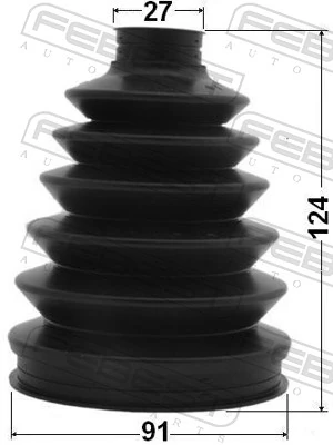 Bellow, drive shaft 0317P-CL20