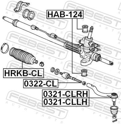 Inner Tie Rod 0322-CL