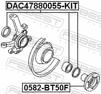 Wheel Bearing DAC47880055-KIT