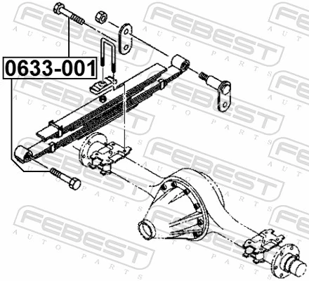 FEBEST 0633-001 Spring Bolt
